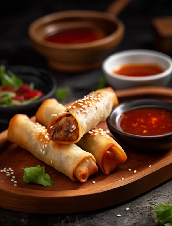 Snap Bite Spring Roll frozen snack packaging – Premium vegetarian spring rolls ready in 5 minutes