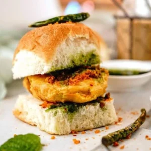 Crispy Snap Bite Batata Vada with spiced potato filling – Premium frozen vegetarian snack perfect for Vada Pav